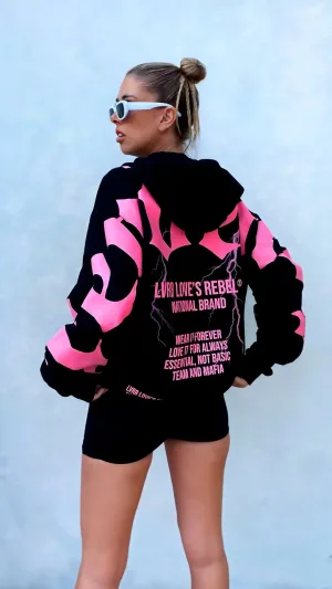 LVRB Hoodie Mafia Tendency Fucsia