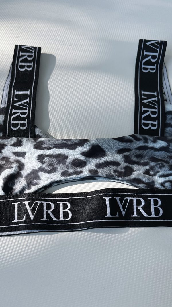 TOP Kini LVRB Pink Leopard Grey