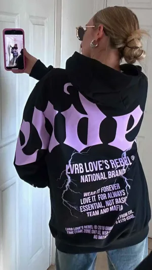 LVRB Hoodie Mafia Tendency Lila