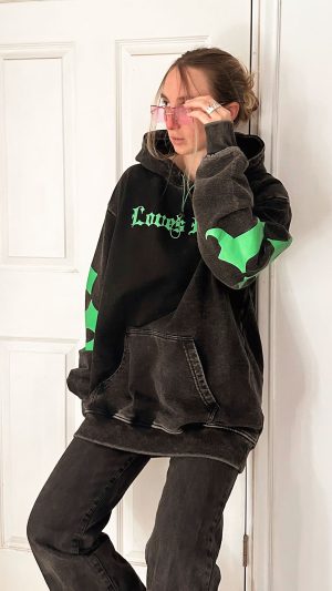 LVRB Hoodie Mafia Tendency Destroyed Green